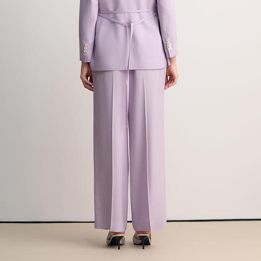 EITIE爱特爱醋纤通勤高腰显瘦垂感西装裤2026春季新款8505212 商品图5