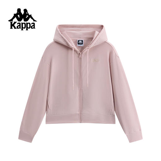 Kappa 运动外套女春季新款针织连帽开衫卫衣休闲上衣女K0G22MK80 商品图1