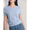 EITIE爱特爱通勤百搭柔软舒适圆领短袖针织衫2026春季新款8501211 商品缩略图6