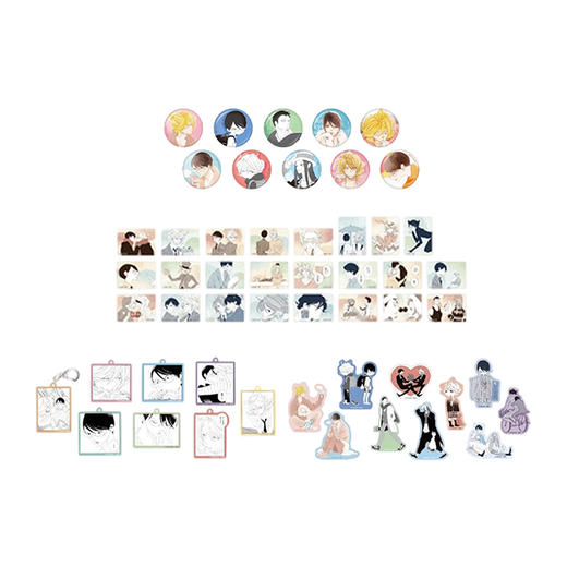 【GSC现货】同级生 角色收藏徽章/迷你透明卡片/亚克力钥匙扣/贴纸 GSM 商品图4