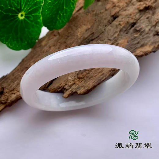 派瑞翡翠 翡翠手镯 糯种 浅紫 商品图0