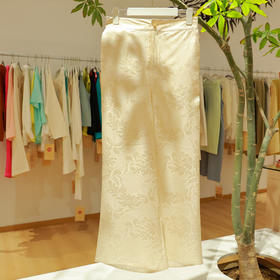 【抖音专属】阔腿裤（23709369-汉白玉）