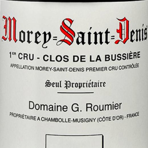 DomaineGeorges&ChristopheRoumierMorey-Saint-Denis1erCruClosdelaBussiere卢米酒庄贝熙业园莫雷圣丹尼一级园干红葡萄酒2022 商品图0