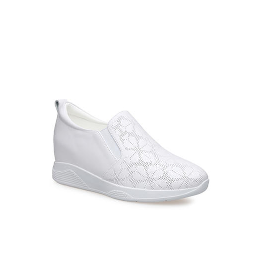 豪麟名鞋奥莱迪嘉女鞋时尚休闲鞋牛皮革DJXXO61WX201白色  原价1660元 商品图0