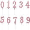亚马逊 玫瑰金 高品质生日蜡烛 派对蛋糕装饰数字蜡烛 商品缩略图0