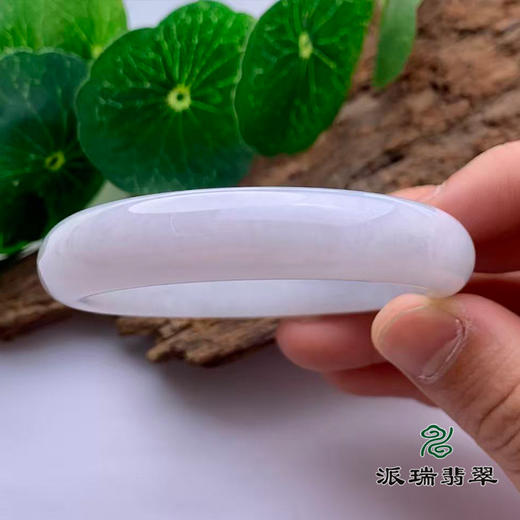 派瑞翡翠 翡翠手镯 糯种 浅紫 商品图2