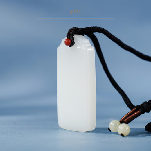 「岁无虞」系列【九万里】羊脂白玉无事牌 商品图3