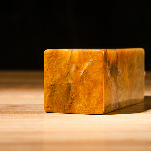 巴林福黄老料手雕“福在眼前”方章 商品图9