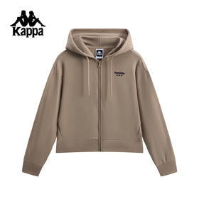 Kappa 运动外套女春季新款针织连帽开衫卫衣休闲上衣女K0G22MK80