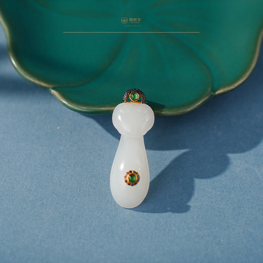 「鎏金岁月」系列【沐春】金镶羊脂玉宠 商品图4