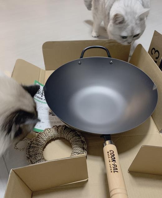 日本原装进口COOK-PAL吉川炒锅熟铁无涂层纯铁锅 商品图2