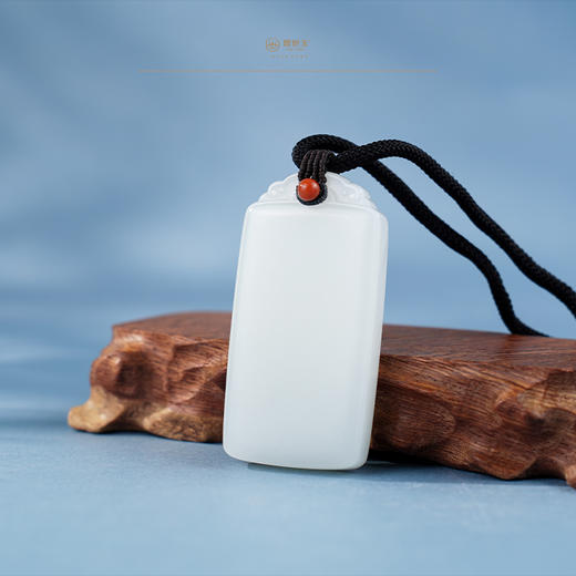 「岁无虞」系列【九万里】羊脂白玉无事牌 商品图0