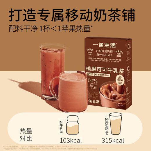 【分仓直发】一包生活牛乳茶6包/盒（臻果可可口味） 商品图2