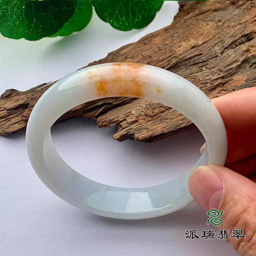 派瑞翡翠 翡翠手镯 糯种 红翡 商品图1