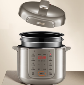 苏泊尔（510730）SY-50YC16电压力锅5L全自动智能预约家用煲汤多功能面板易清洁双内胆压力锅电饭煲高压锅3-6人