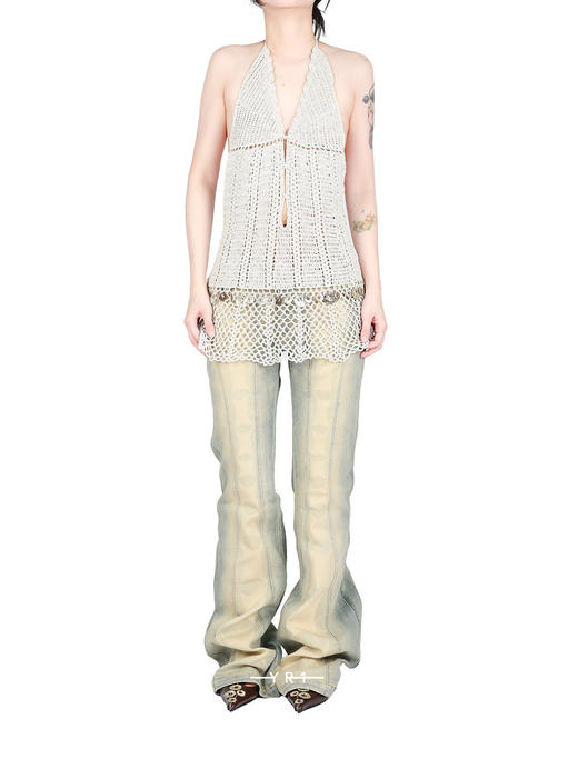 Rui Built | 手钩贝壳装饰连衣裙 商品图1