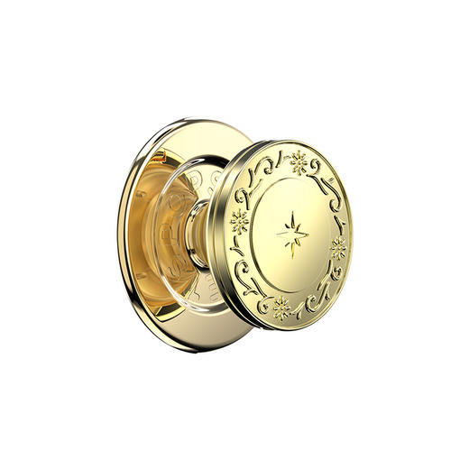 【梦境花园】梦匣·MagSafe圆啪嗒 MAGSAFE磁吸手机气囊支架 Round圆啪嗒系列 奢华金 异形 商品图0