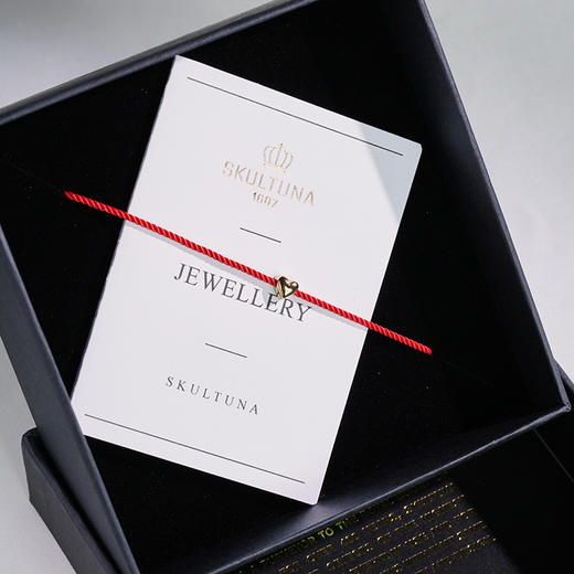 北京仓｜Skultuna-Heart Thread-红色 爱心 吊坠 手链［瑞典设计师］ 商品图2
