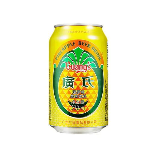 广氏 菠萝啤果味型汽水 330ml/罐 商品图0