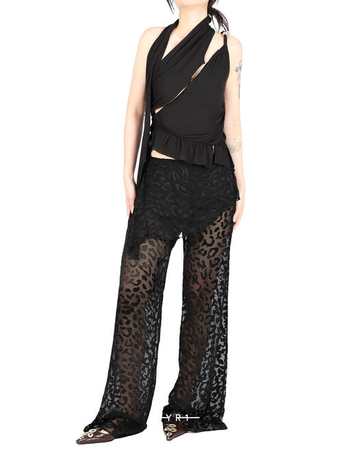 纽结缠绕飘带上衣 商品图2