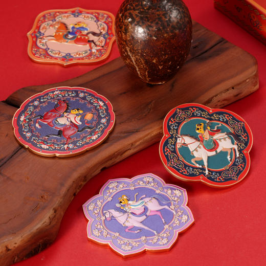 马年团团浮雕随身镜 商品图0