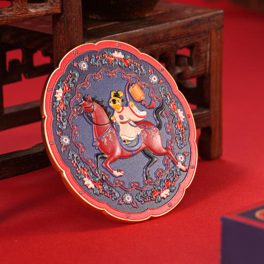 马年团团浮雕随身镜 商品图4