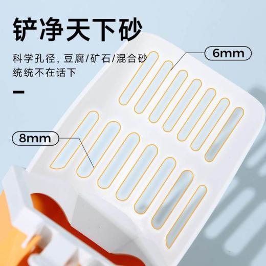 出口欧美 一体式猫砂铲 底部可拆卸装垃圾袋 商品图2