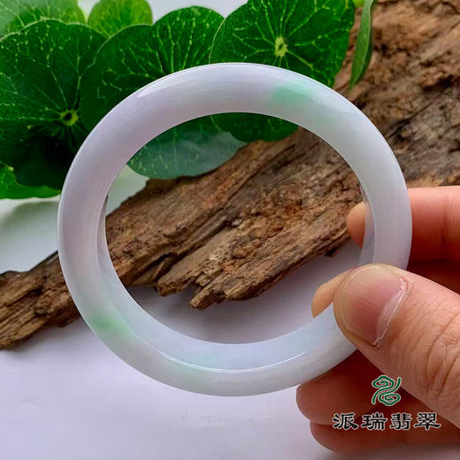 派瑞翡翠 翡翠手镯 糯种 浅紫 商品图1