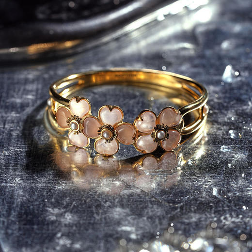 北京仓｜Goossens Paris-TREFLE-粉色四叶草 手镯［法国设计师］ 商品图1