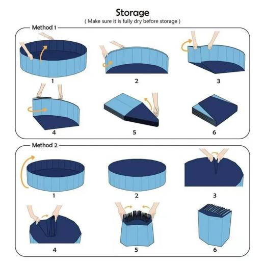 美国沃尔玛 儿童户外游戏沙盘玩具 无需充气折叠泳池 PVC复合材质 50*10cm 商品图7