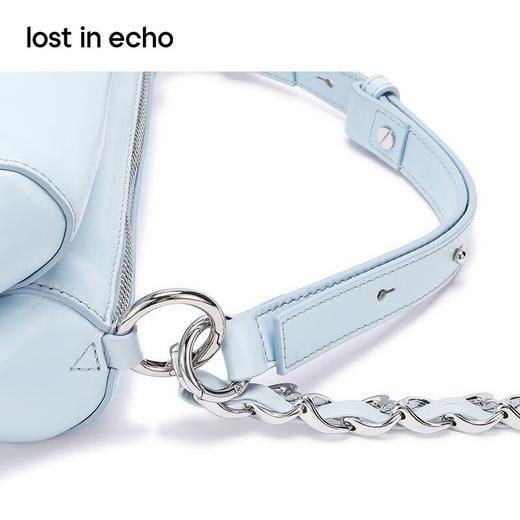[福利价]lost in echo设计师品牌斜挎包单肩链条皮带装饰圆筒爱心包流浪包 商品图1