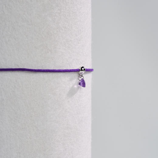 北京仓｜La Brune et La Blonde-BB-0.1克拉紫水晶 18K白金 手链［法国设计师］ 商品图1