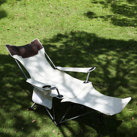 飞图乐（FTLY） 二合一折叠躺椅米白/灰色 LP