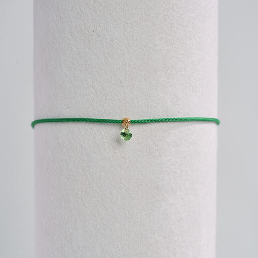 北京仓｜La Brune et La Blonde-BB-0.13克拉沙佛莱石 18K黄金 手链［法国设计师］ 商品图0