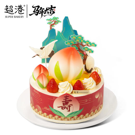 松鹤长春 生日蛋糕 商品图2