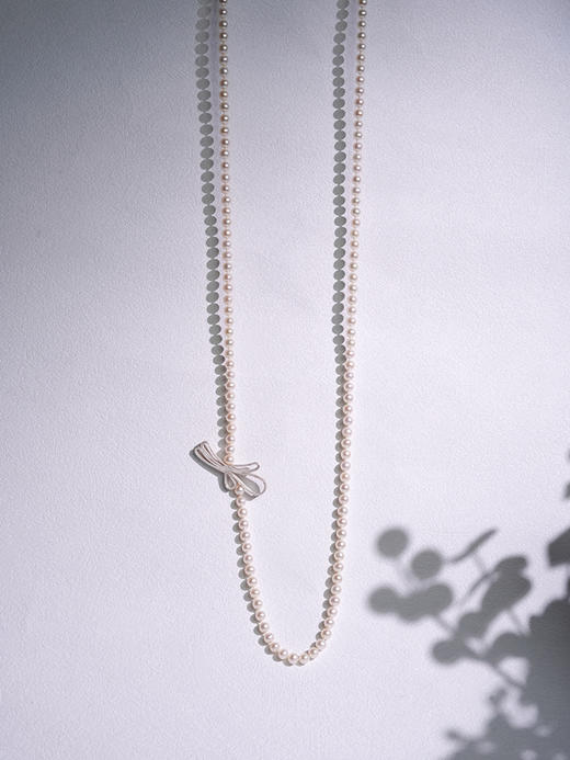 北京仓｜Petra Dömling-Allure-丝带 珍珠 长项链［德国设计师］ 商品图2