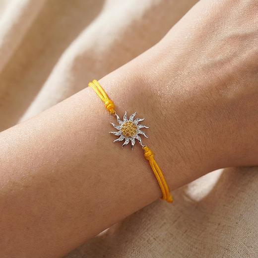 北京仓｜Yvonne Leon-Solar Signet-钻石 黄水晶 黄绳 手链［法国设计师］ 商品图0