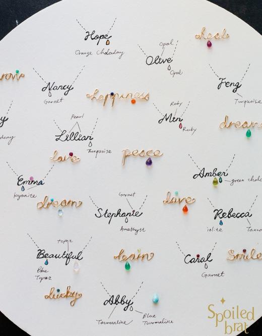 SpoiledBart Jewelry 专属字母链定制 商品图11