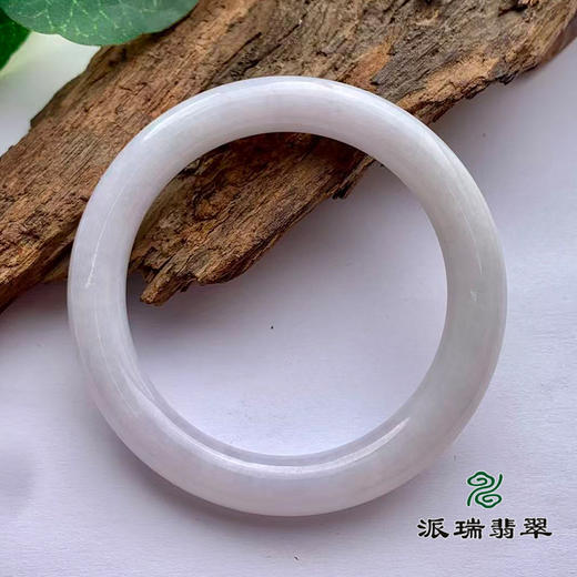 派瑞翡翠 翡翠手镯 糯种 浅紫 商品图2