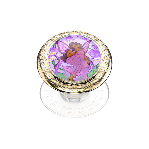 【梦境花园】铃兰精灵 POPGRIP泡泡骚手机粘贴式气囊支架 Popout异形系列 紫色 商品图0