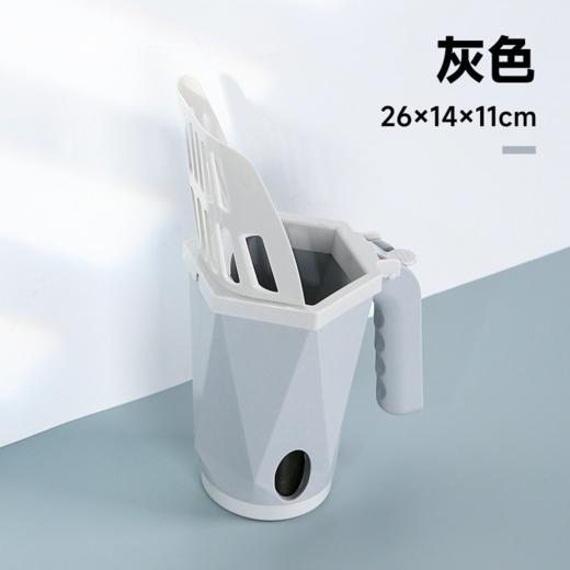 出口欧美 一体式猫砂铲 底部可拆卸装垃圾袋 商品图4