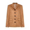 [福利价]lost in echo2025春夏新款高级气质仿麂皮绒宽松直身西装外套女 商品缩略图0