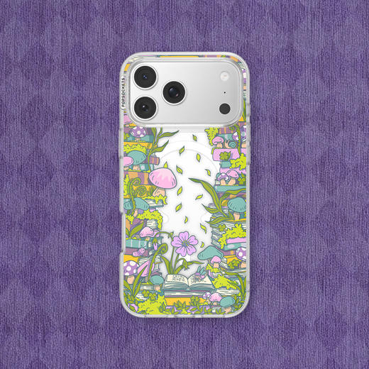 【梦境花园】迷幻梦境 POPCASE手机壳 MagSafe Popcase磁吸款 绿色 植物花卉 iPhone17/16/15/14/13 商品图1