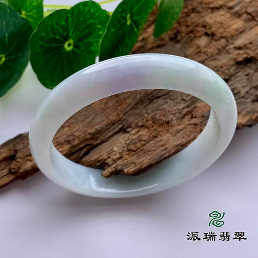 派瑞翡翠 翡翠手镯 糯种 浅紫 商品图0