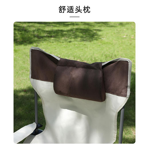 飞图乐（FTLY） 二合一折叠躺椅米白/灰色 LP 商品图5