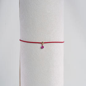 北京仓｜La Brune et La Blonde-BB-0.15克拉红宝石 18K玫瑰金 手链［法国设计师］