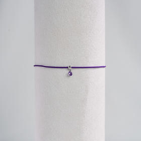 北京仓｜La Brune et La Blonde-BB-0.1克拉紫水晶 18K白金 手链［法国设计师］