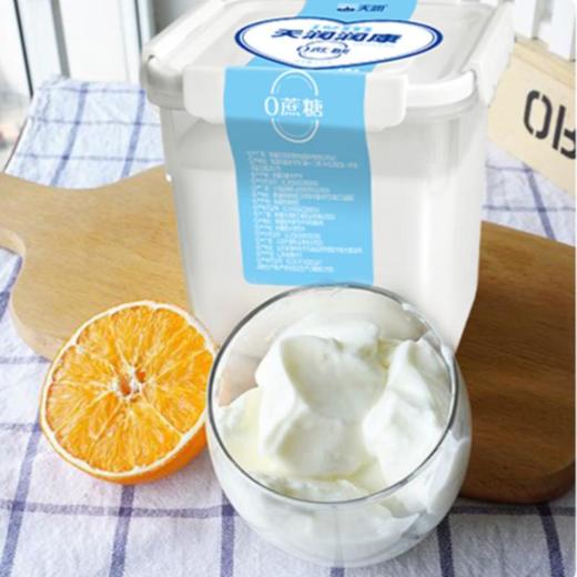 天润润康全脂0蔗糖发酵乳酸奶 1kg/桶 商品图4