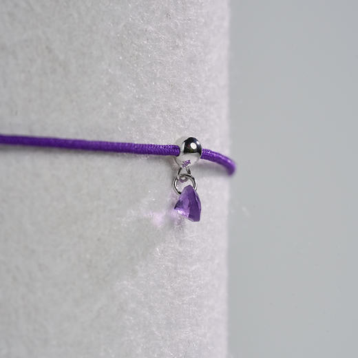 北京仓｜La Brune et La Blonde-BB-0.1克拉紫水晶 18K白金 手链［法国设计师］ 商品图2