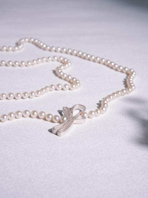 北京仓｜Petra Dömling-Allure-丝带 珍珠 长项链［德国设计师］ 商品图4